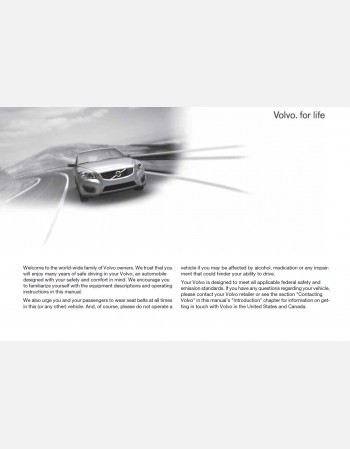 2011 volvo s60 owners manual